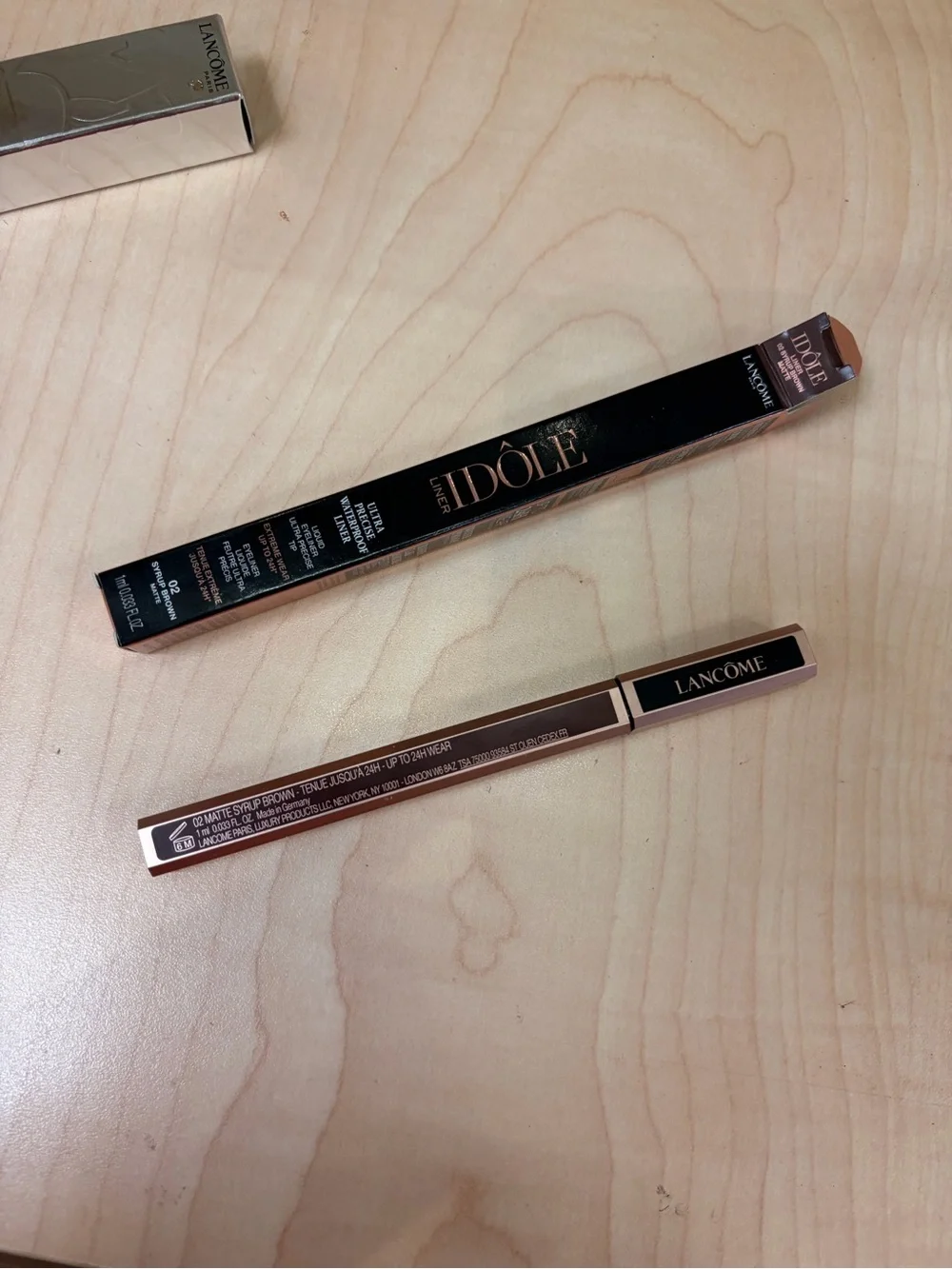 Lancome LeCrayon Krol Eyeliner Pencil 100 Black Coffee Full Size, NIB